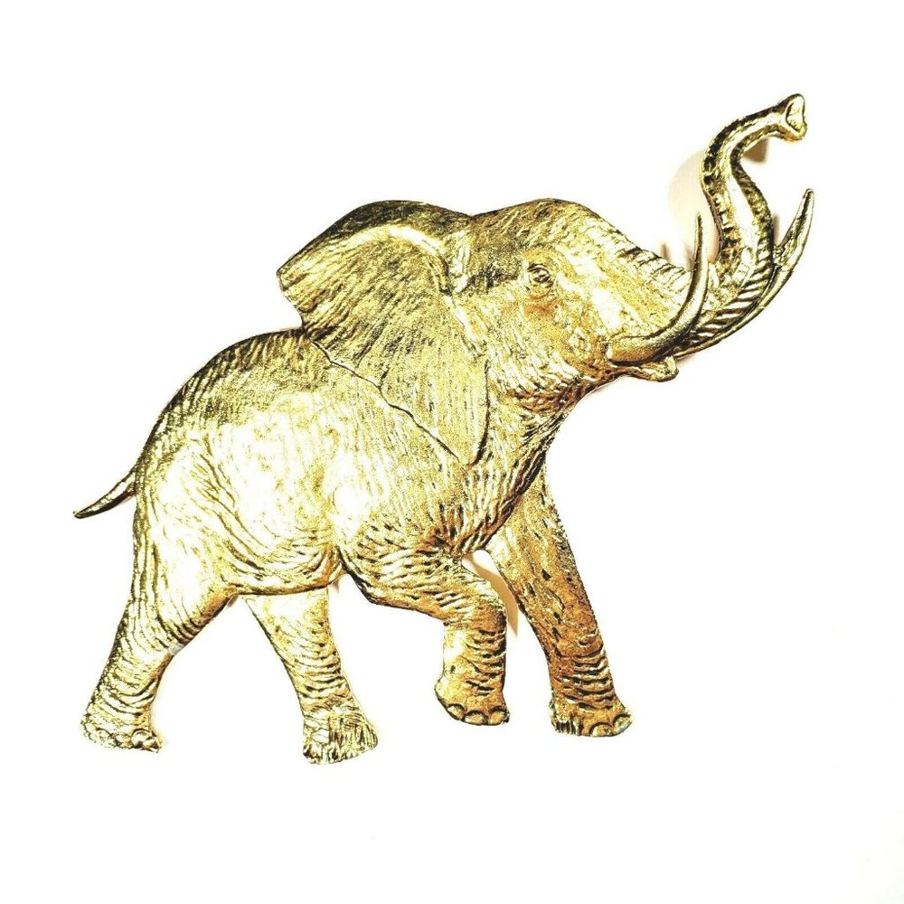 Tortolani Crislu Elephant Brooch